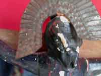Black Christ head