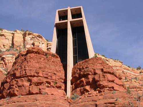 Frank Lloyd Wright designed chapel